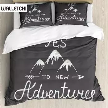 Комплект постельного белья Adventure с тематикой Wilderness Комплект постельного белья Double Queen King Size Комплект постельного белья из полиэстера Наволочка EU single(135x200cm)