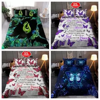 Комплект постельного белья Aotearoa New Zealand Manaia Turtle Stingray Fern Постельное белье Покрывало Декор для спальни Single 135x200cm