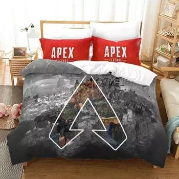 Комплект постельного белья APEX Legends Single Twin Full Queen King Size Shooting Game Комплект постельного белья Aldult Boys Bedroom Duvetcover Sets 3D Print 015 70x133cm 2pcs