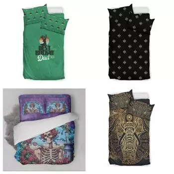 Комплект постельного белья - Бежевый - FESTIVE CAMPER BEDDING COVER Single 135x200cm