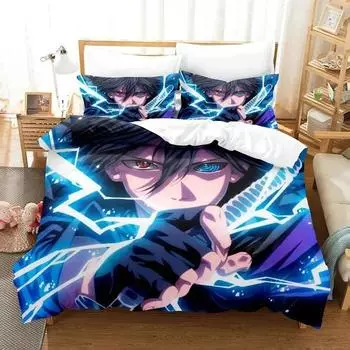 Комплект постельного белья Code Geass Single Twin Full Queen King Size Bed Set Adult Kids Bedroom Duvet cover Sets 3D Print Anime Bed Set EU Double 200x200cm