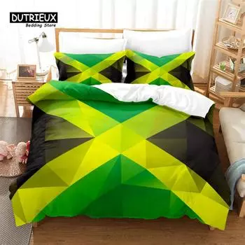 Комплект постельного белья Creative Flag, комплект из 3 пододеяльников, мягкий, удобный, дышащий, для декора спальни и гостевой комнаты EU single(135x200cm)