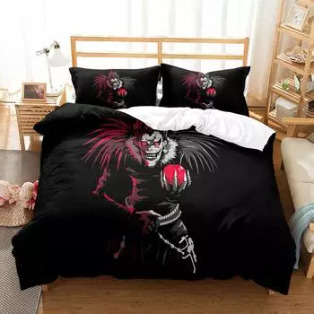 Комплект постельного белья для детей Ryuk Death Note King Queen Double Full Twin Single Size 140x210cm