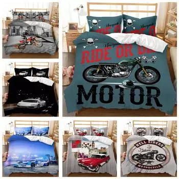 Комплект постельного белья для дома, 3D цифровая печать, инструмент для путешествий, пододеяльник и наволочка, комплект постельного белья, полноразмерное украшение для дома в Австралии, ЕС и США Baby 100x135cm