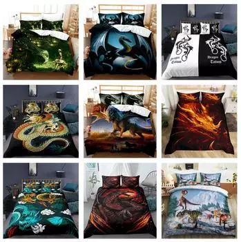 Комплект постельного белья для дома серии 3D Dragon Baby 100x135cm