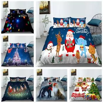 Комплект постельного белья для дома, рождественское одеяло и наволочка, комплект постельного белья, полноразмерное украшение для постельного белья из Австралии, ЕС и США Baby 100x135cm