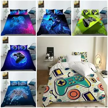 Комплект постельного белья для дома, пододеяльник с игровой мышью, наволочка, комплект домашнего постельного белья, полноразмерная односпальная/двуспальная кровать в Австралии, ЕС/США Baby 100x135cm