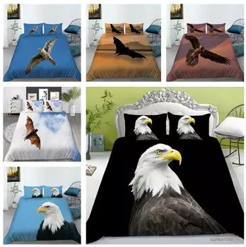 Комплект постельного белья для дома с 3D животным узором, пододеяльник для спальни, наволочка для спальни, очень большой, полноразмерный комплект постельного белья, украшение дома Baby 100x135cm