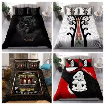 Комплект постельного белья для дома Tmarc Tee Love Gift Пара Оленей Пользовательское имя D Постельное белье Наволочка Single 135x200cm