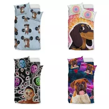 Комплект постельного белья для домашнего текстиля - Синий декоративный пододеяльник Single 135x200cm