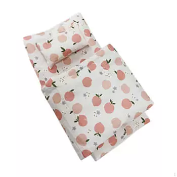 Комплект постельного белья для кукол с матрасом, одеялом и подушками Колыбельки белый