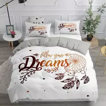 Комплект постельного белья Dream Catcher Элегантный пододеяльник в стиле бохо Queen 240x220 Этническое одеяло, односпальное, двуспальное, королевское, покрывало US Twin(172x218cm)
