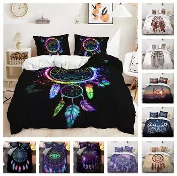 Комплект постельного белья Dreamcatcher для девочек, пододеяльник Dreamy Down, наволочка 2/3 шт., чехол на тему Good Dream, подарок для девочек и женщин Baby 100x135cm