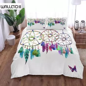 Комплект постельного белья Dreamcatcher Ethnic Single Twin Double Queen King Cal King Size Комплект постельного белья EU single(135x200cm)