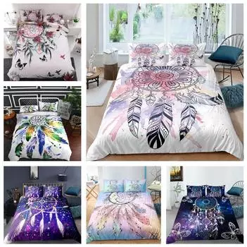 Комплект постельного белья Dreamcatcher, пододеяльник/наволочка, комплект постельного белья AU King Full Size, украшение для дома Baby 100x135cm