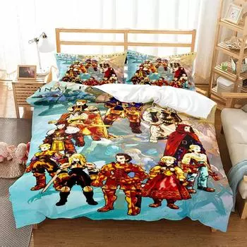 Комплект постельного белья Final Fantasy Tactic King Queen Double Full Twin Single Size EU single(135x200cm)