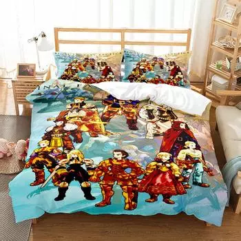 Комплект постельного белья Final Fantasy Tactic King Queen Double Full Twin Single Size EU single(135x200cm)