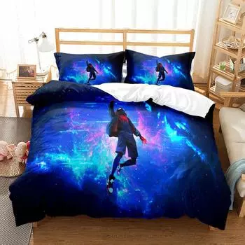 Комплект постельного белья Galaxy Hero King Queen Double Full Twin Single Size Under Tale Комплект постельного белья EU single(135x200cm)