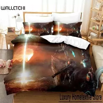 Комплект постельного белья Game Red Solstice из 2 предметов: односпальная кровать, двуспальная кровать, двуспальная кровать, комплект постельного белья для взрослых и детей, комплект простыней в стиле аниме 70x133cm 2pcs