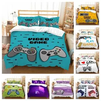 Комплект постельного белья из 2/3 предметов, лучший подарок, моющийся, мягкий, высокого качества, пододеяльник для детской спальни, комплект постельного белья, чехол Single 135x200cm