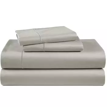 Комплект постельного белья из египетского хлопка 4/6 шт., роскошная простыня на резинке 1000TC, плоская простыня, наволочка, двуспальная кровать размера King Queen Size, мягкие комплекты постельного белья Twin 4pcs