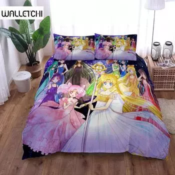 Комплект постельного белья Jupiter Princess King Queen Double Full Twin Single Size EU single(135x200cm)