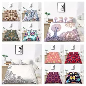 Комплект постельного белья King Double Size с 3D принтом дурмана, крутая домашняя постельная одежда, высокое качество, покрывало, костюм, домашний текстиль UK Single 135x200cm