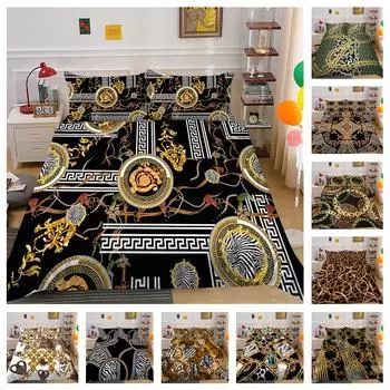 Комплект постельного белья классической роскошной серии. Роскошный пододеяльник и наволочка 2/3 AU240 * 270. Моющиеся и быстросохнущие комплекты постельного белья. Baby 100x135cm