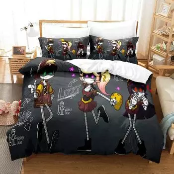 Комплект постельного белья Murder Drones Single Twin Full Queen King Size Bed Set Aldult Kid Bedroom Duvetcover Sets 3D Print Anime 70x133cm 2pcs