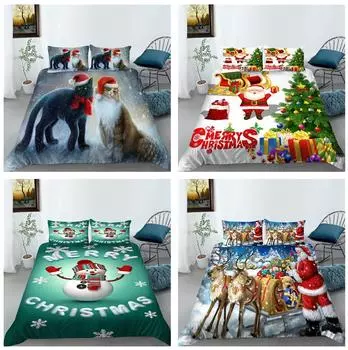 Комплект постельного белья на Хэллоуин, комплект постельного белья, наволочка, комплект постельного белья, пододеяльник, полноразмерная односпальная/двуспальная кровать, украшение дома Baby 100x135cm