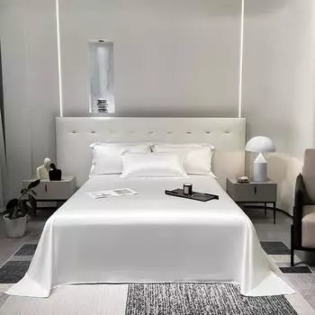 Комплект постельного белья однотонного цвета, простыни из чистого натурального тенселя, наволочки для мальчиков и девочек, мягкие и гладкие, комплект постельного белья размера «queen-king-size» 180x230cm 3Pcs