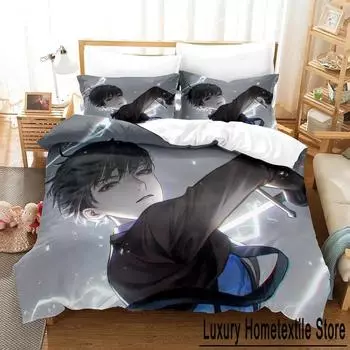 Комплект постельного белья Omniscient Reader Single Twin Full Queen King Size Bed Set Adult Bedroom Duvet cover Sets Anime Bed Sheet Set EU Single 135x200cm