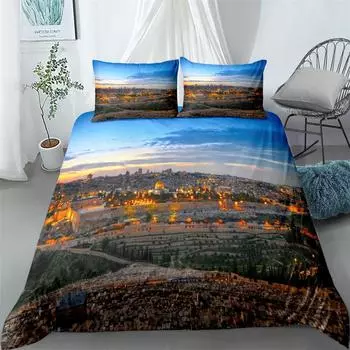 Комплект постельного белья Opera House 3D Duvet Cover Set King Queen Double Full Twin Single Size 230x230cm