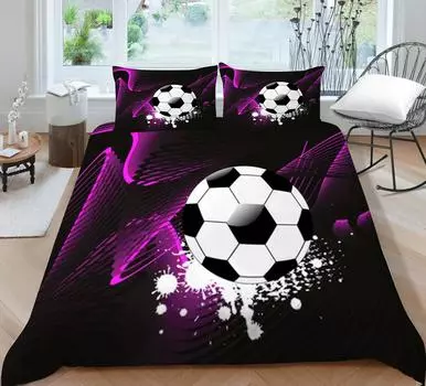 Комплект постельного белья, пододеяльник, современная наволочка, постельное белье, мягкие 3D пододеяльники с лесным пейзажем, дышащая микрофибра Single 135x200cm