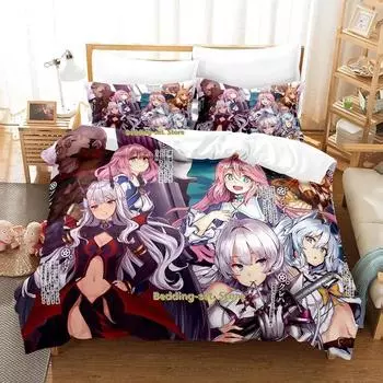 Комплект постельного белья Redo of Healer Single Twin Full Queen King Size Bed Set Adult Kid Bedroom Duvetcover Sets Anime Parure de lit Bed 70x133cm 2pcs