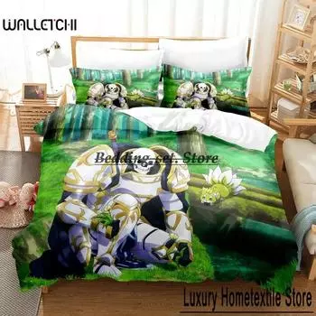 Комплект постельного белья «Рыцарь-скелет в другом мире» для односпальной кровати «Полностью двуспальная кровать размера «king-size» для взрослых детей, комплект пододеяльников 70x133cm 2pcs