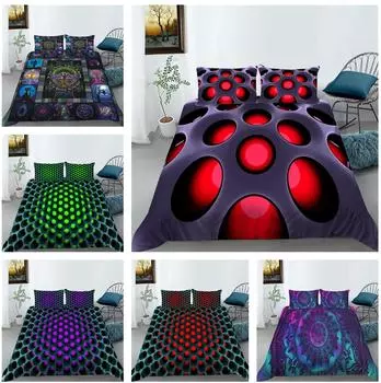Комплект постельного белья с 3D персонализированным принтом, пододеяльник для спальни, постельное белье, полноразмерная односпальная двуспальная кровать европейского стандарта, украшение дома Baby 100x135cm