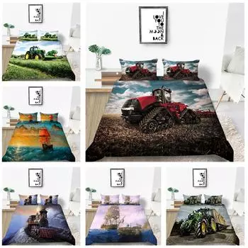 Комплект постельного белья с 3D цифровой печатью, пододеяльник, наволочка, домашний комплект постельного белья, AU/EU/US, полноразмерная односпальная/двуспальная кровать, домашняя мебель Baby 100x135cm