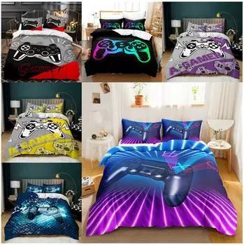 Комплект постельного белья с изображением игровой мыши, наволочка, комплект постельного белья, пододеяльник, полный размер, односпальная/двуспальная кровать, украшение для дома Baby 100x135cm