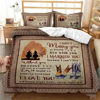 Комплект постельного белья с изображением животных Черная пантера с надписью Keep Calm Sentence Мультяшный пододеяльник размера King Queen для мальчиков Мягкий комплект постельного белья из полиэстера 135x200cm 2pcs