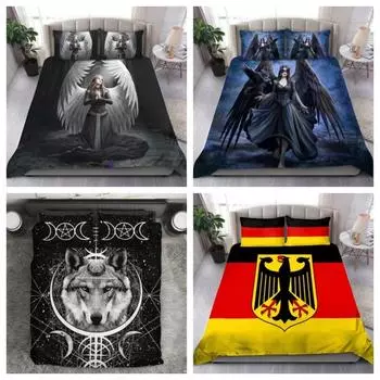 Комплект постельного белья с одеялом кактуса и сада, декор для спальни Single 135x200cm