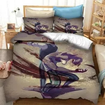 Комплект постельного белья с принтом аниме BEASTARS 3D Пододеяльники Наволочки Одеяло Комплекты постельного белья Постельное белье Домашний текстиль 70x133cm 2pcs