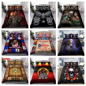 Комплект постельного белья с принтом «Череп и красота», пододеяльник, мягкие одеяла, наборы подарков, подарок Single 135x200cm