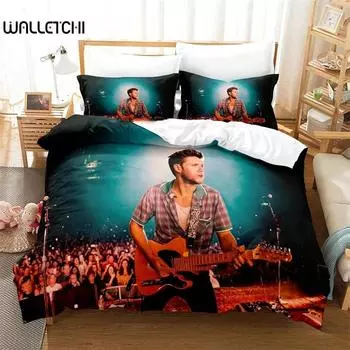 Комплект постельного белья с принтом Ниала Хорана 3D, пододеяльник, одеяло, комплект постельного белья, наволочка, размер King Queen Twin для мальчиков и девочек взрослых 135x200cm 2pcs