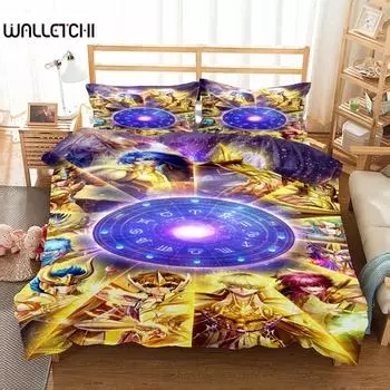 Комплект постельного белья Shiryu Dragon Duvet Cover Set King Queen Double Full Twin Single Size EU single(135x200cm)