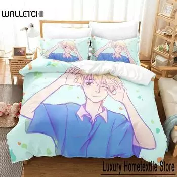 Комплект постельного белья Skip and Loafer, односпальный, двуспальный, двуспальный, двуспальный, для взрослых и детей, комплект постельного белья с рисунком 3D-аниме 70x133cm 2pcs