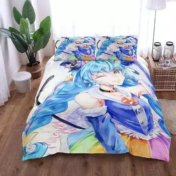 Комплект постельного белья Star Twinkle Precure Duvet Cover Set без простыни King Queen Double Full Twin Single Size EU single(135x200cm)