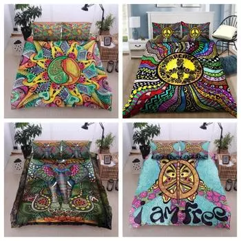 Комплект постельного белья Tmarc Tee Beautiful Highland Cow and Sunflowers Наволочка Single 135x200cm