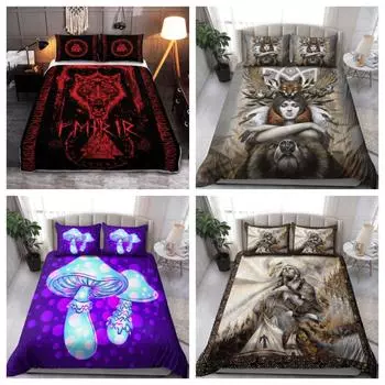 Комплект постельного белья Tmarc Tee Native American с 3D принтом по всей поверхности, декор для спальни, комплект одеяла Single 135x200cm