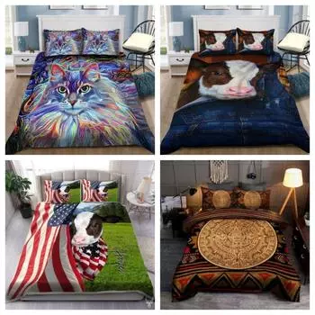 Комплект постельного белья Tmarc Tee Cat AM-TT Декор для спальни Single 135x200cm